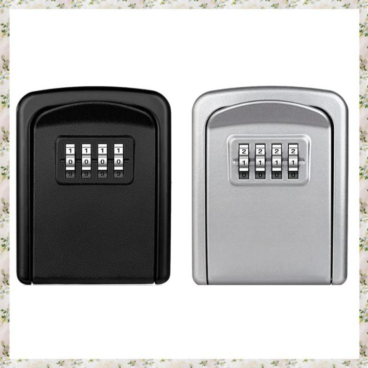 Key Lock Box Wall Mounted 4 Digit Combination Lock Box for House Key ...