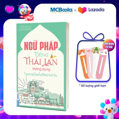 Sách - Ngữ pháp tiếng Thái Lan thông dụng - Kèm App học Online