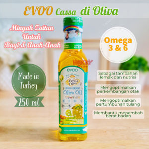 Minyak Zaitun 250ml Evoo Olive Oil MPASI Casa di Oliva Extra Virgin for Baby and Kids