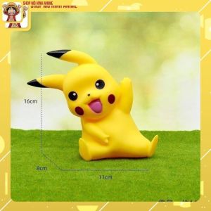 Mô Hình Pokemon Nhân Vật Pikachu Cubone Squirtle Cao 16cm Mô Hình Trang Trí Decor Đồ Chơi Quà Tặng Cho Bé