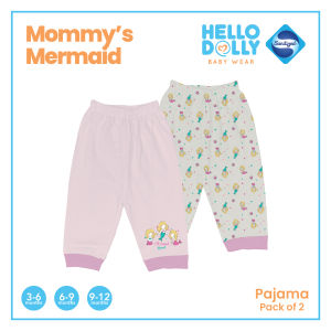 Hello Dolly Baby Wear Sanitized Infants 2 pcs Pajama (MOMMYS MERMAID) | Kids Clothes for Girls
