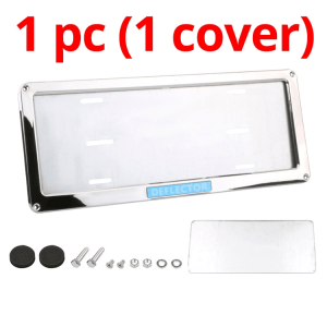 2Pcs Car Plate Number Plating Blue Stainless Steel Car Plate Frame Acrylic Cover Car License Plate plate number holder for car plate holder customize protector