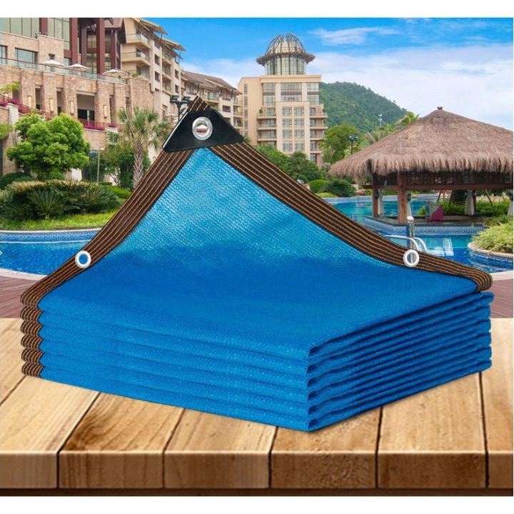 Blue 90 Outdoor SunProof Wind Protection Sun Shade Net Mesh Car Garden Plant Sunshade HDPE Anti