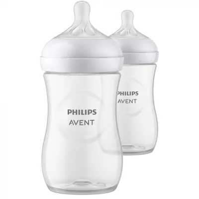 Philips Avent Natural Response 3.0 Baby Bottle 4oz/125ml 9oz/260ml 11oz/330ml PP / PPSU / Glass