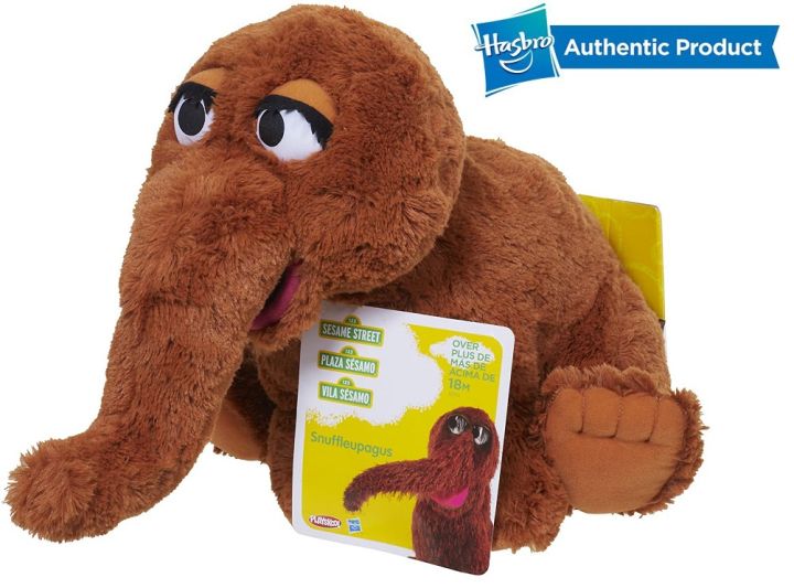 [Ready Stock]Original Sesame Street Snuffleupagus Jumbo Soft Plush : 20inch/50cm tall for super-sized fun toys