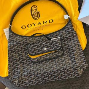 Goyard/ Goya womens bag hobo Dog Tooth Bag Glossy High Version Mother-Daughter Shopping Bag Single Shoulder Handbag Good product