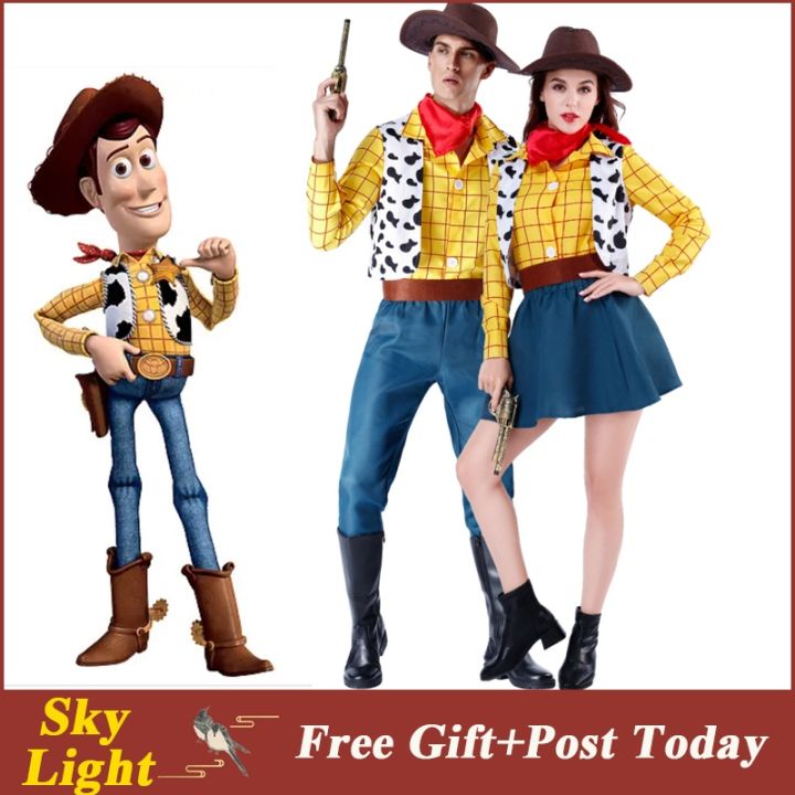 Halloween Carnival Party Cosplay Toy Story Woody Costume Stage ...