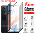 Oppo A18 4G Screen Protector For OPPO A18 A38 A58 A78 A98 5G 4G OppoA38 OppoA58 A 38 A 58 A78 2023 Full Cover Clear Tempered Glass HD Film Protective Glass Anti Scratch 9H Hardness. 