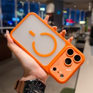 Luxury Hybrid Clear Matte Armor Magne Case For iPhone 17 16 15 14 13 12 11 Pro Max Plus Wireless Charging Shockproof Cover
