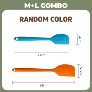 Worthbuy Silicone Cake Scraper Spatula Bakeware Pengikis Krim Kek Pastry Batter Mixing Scraper Heat Resistant Cookware