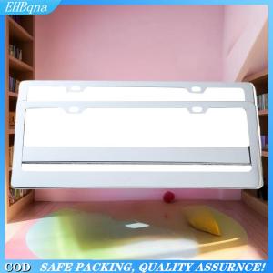 [COD] 1pcs Car Number Plate License Frame Cover Aluminum Photo Frame Car Personalized Modified Stainless Steel License Plate