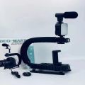 A-49U Video Making Tripod Portable Handle Stabilizer Anti-shake Camera Stabilizer Equipment For Live Video TIktok YouTube Camera Bracket Live Streaming Broadcast. 
