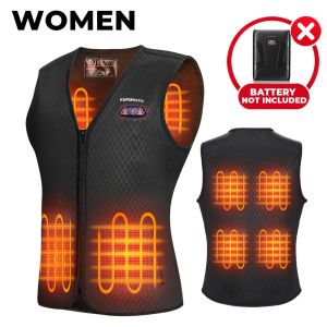 KEMIMOTO CE Heated Vest Men Women for Winter Motorcycle Riding Jacket USB Electric Heating Lightweight Inner for Outdoor Gear for Winter Motorcycle Riding Jacket