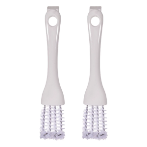 Professional Parrots Cage Cleaning Long reaches Brush with Angled Head Durable Nylon Bristles for Efficient Waste Removal