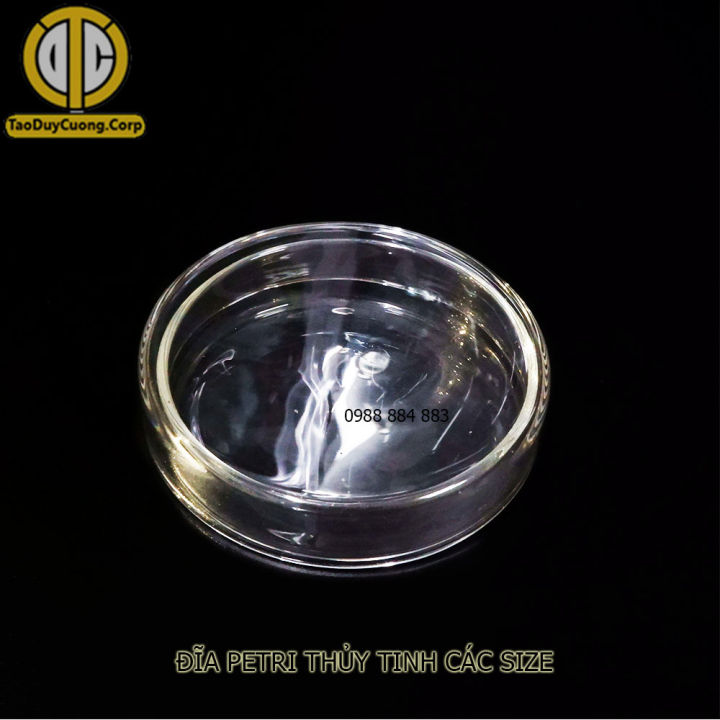 Đĩa petri thủy tinh, đĩa petri dùng nuôi cấy tế báo trong y tế, thí ...