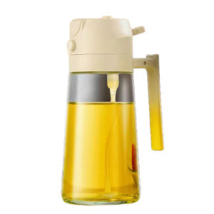 Kitchen Glass High Temperature Oil Bottle Home Use/Multifunction/Olive Oil Spray Air Fryer/Cooking Baking BBQ/Easy Clean/Even Spraying/Kitchen User