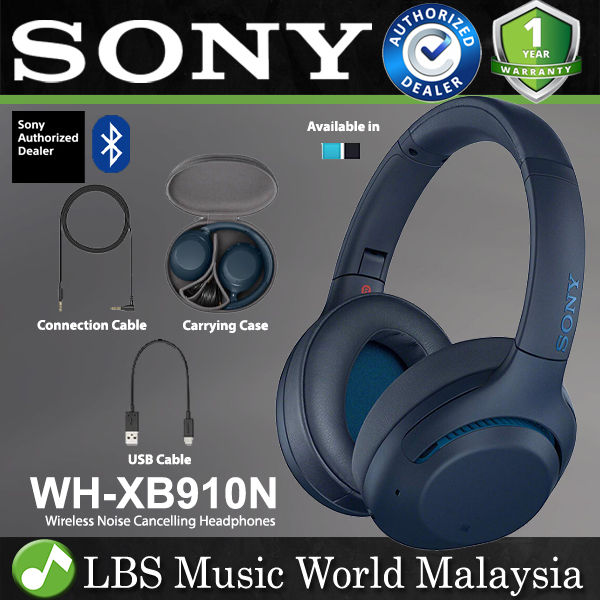 Sony WH-XB910N Bluetooth Wireless Over Ear Noise Cancelling