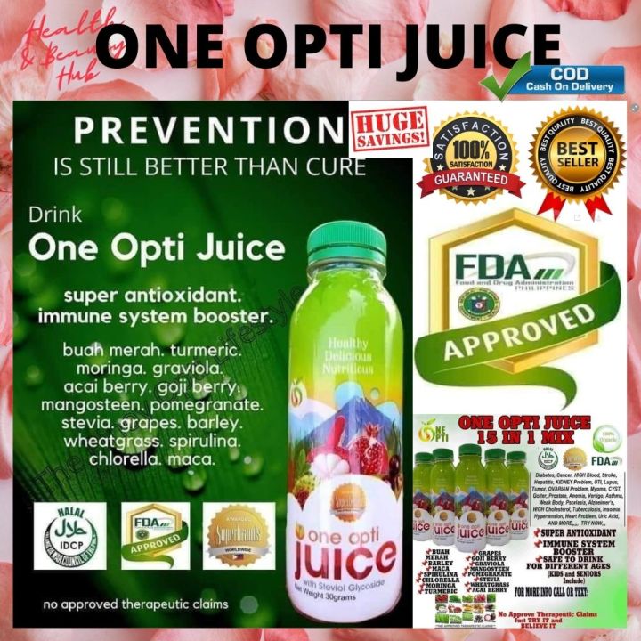 HEALTHYFY] ONE OPTI JUICE Herbal Drink 100% Authentic New Improved