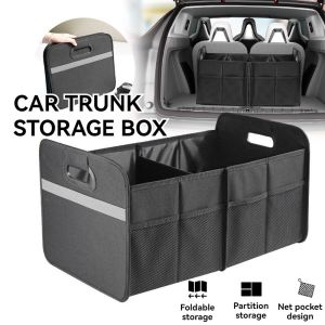 OUTOPEAN Foldable Car Boot Organizer Large Capacity Oxford Car Trunk Storage Box Durable Waterproof Vehicle Storage Organizer
