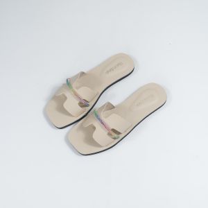 ThreePoint Sandal Flat Karet Wanita Thostee - Heva