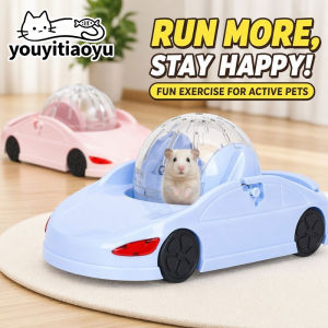 YOUYITIAOYU Hamster Running Wheel Sports Car Roller Ball Mainan Haiwan Pet Exercise Toy Breathable Cage