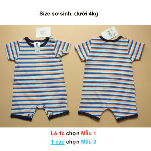 Body đùi bé trai xuất xịn các hãng George Tu Primark (Size 0-24M) Romper bé trai
