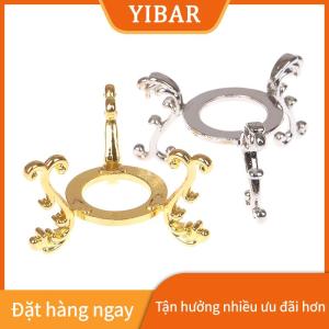 YIBAR Đế đỡ trứng đá quý trưng bày mạ vàng giá đỡ quả cầu pha lê đồ trang trí