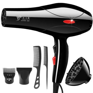 Máy sấy tóc DELIYA Công suất lớn 2200W 2 chiều nóng - mát Máy sấy tóc chuyên nghiệp công suất lớn DELIYA 2200W DLY-8018 Tặng bộ dụng cụ 5 món