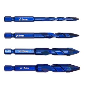 Tool-Hive - Bộ Mũi Khoan Xoay Chính Xác 4PCS Độ Cứng Cao Kích Thước 6-12mm Chuyên Dụng