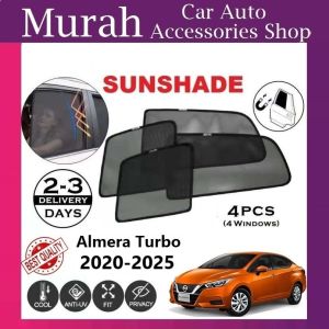 Nissan Almera Turbo 2020-2025 Magnetic Sunshade [4 PCS]