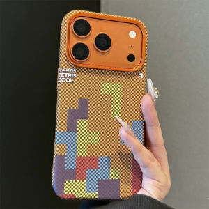 For Magsafe Carbon Fiber Texture Phone Case for iPhone 17 16 15 Pro Max Wireless Charge Metal Lens Matte Hard PC Cover Cool Capa