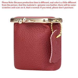 Hoàng gia Bagger son mini chủ đối với phụ nữ màu trơn thời trang hôn chìa khóa lưu trữ Pouch tiền xu xách tay Mặt dây đeo ví 1641