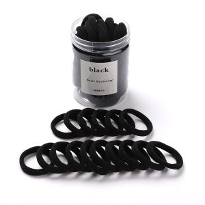 50 PCS Korean Style High Elastic Rubber Ponytail Tie Hair Rope Colorful Hair Ties for Girls Hair Accessory Polychrome