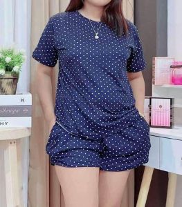 POLKA DOTTED BLOUSE TERNO SHORT (PDT)