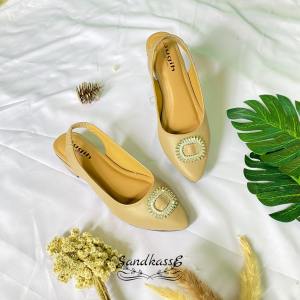 Heels NARISA 3 Cm Wanita - Sepatu Sandal Heels Wanita Hak 3 Cm Bapau Tali Belakang
