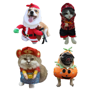Creative Dog Festival Costume Fast Dry Polyester Holiday Clothing For Indoor Outdoor Holiday Party Gathering Event