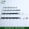Móc treo đồ nhà tắm Inox 304 PHÁT ĐẠT (6,7,8 móc) không rỉ sét, Móc áo đầu bi inox, giá treo inox (SP012B). 