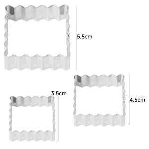 【On Sale】ที่ตัดคุกกี้เค้กสองด้านทำจากสเตนเลสสตีลสำหรับใช้ในครัวแม่พิมพ์บิสกิตขนมหวานแบบทำมือ