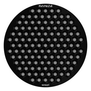 NEOUZA V4 Espresso Puck Screen 0.8mm Thickness Honeycomb Mesh  Stainless Steel for Coffee Portafilter Basket