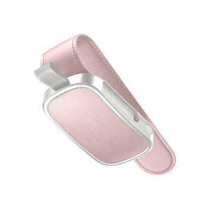 Car Sun Visors Magnetic Eyewear Holder Leather Finish Shockproof Design Universal Vehicle Compatibility Quick Install