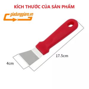 Xẻng inox cạo vệ sinh thiết bị bếp cậy rã đông tuyết tủ lạnh dao nạo vết bẩn tường sàn nhà tiện dụng - giadunggiare.vn