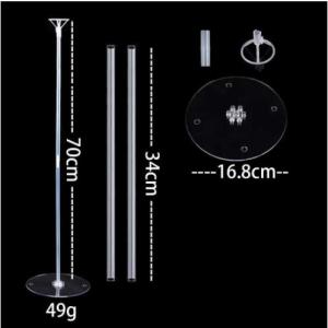 Birthday Balloon Holder Balloons Stand Column Round Love Glow Balloon Kids Birthday Party Wedding Decoration Supplies