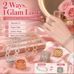 Fashion Creative Adjustable Stretch Ring Magic Transformable Bracelet Jewelry Accessories