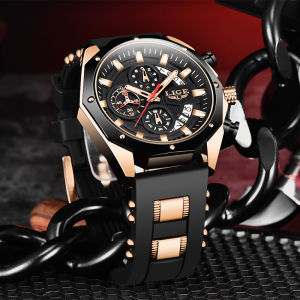 LIGE Newest watch for man Fashion Chronograph Waterproof Sports Men Casual Mens Formal Watches+ Box