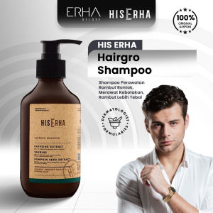 HIS ERHA Hairgrow Shampoo - Shampo Penumbuh Rambut Rontok Pria 270 ml