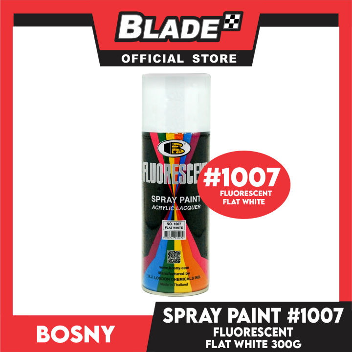 Bosny Fluorescent Spray Paint Acrylic Lacquer Flat White G Lazada Ph