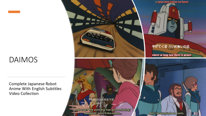 DAIMOS Robot Anime Complete 44 Episodes Video File Collection with English Subtitles In 32GB Flash Drive with Free Surprise Gift OTG Connector Lazada PH