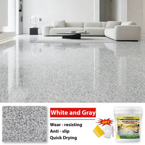 FLOORSHIELD Quick‑Drying Waterborne Epoxy Floor Coating Anti‑Slip Water‑Proof Wear‑Resistant Easy Application For Cement Surface Industrial Garage Home Bedroom Cat Lantai Epoxy