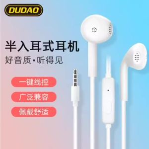 Unique X10s Semi-in-ear wired headphones with high sound quality 3.5mm Universal Wired Headphones for Android Phones and Computers