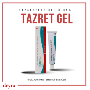 Tazret Forte 0.1% Tazarotene Cream W/W 20g Tube and Box | 2028 expiry | 100% Authentic | Acne | Antiaging | Melasma | Wrinkles Treatment